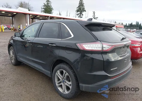 2016 Ford Edge Titanium z USA, uszkodzony, nr VIN 2FMPK4K98GBB21911